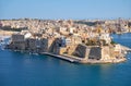 The view of Senglea (L-isla) peninsula from the bordering terra