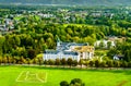 View on Seniorenheim Nonntal from Hohensalzburg castle, Salzburg, Austria Royalty Free Stock Photo