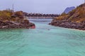 View of Senja Island near Hamn Royalty Free Stock Photo