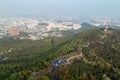 View of Seoul city from above Royalty Free Stock Photo