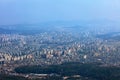 View on Seoul from Jaunbong Peak in Bukhansan National Park, Korea