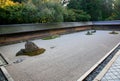 The rock garden of Ryoan-ji temple (The Temple of the Dragon at Peace). Kyoto. Japan