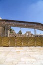 View of the separating wall in the Western Wall area Royalty Free Stock Photo