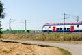 A view of Serbia`s high-speed electric train