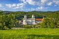 View of the Serbian Orthodox monastery near Prijepolje, Serbia Royalty Free Stock Photo