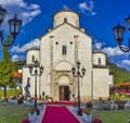 Serbian Orthodox monastery located near Prijepolje Royalty Free Stock Photo