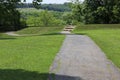 View of the serpent mound at the ground level Royalty Free Stock Photo