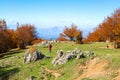 View from Serra Di Crispo in autumn, Pollino National Park, southern Apennine Mountains, Italy