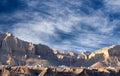 View on the settlement Zhada in Tibet, China Royalty Free Stock Photo