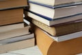 Book stacks pages Royalty Free Stock Photo