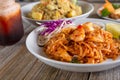 several Thai entree, pad Thai Royalty Free Stock Photo