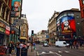 Shaftesbury Avenue view London UK Royalty Free Stock Photo