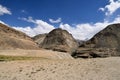 View on the Shakhdara valley alternative path to the Pamir Highway, Tajikistan