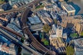 View from the shard down to borough market and sothark Royalty Free Stock Photo