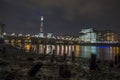 The view of the shard from Low tide Thames