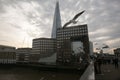 View of The Shard from the river bridge