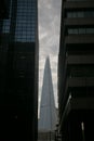 View of The Shard from the river bridge