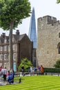 View of The Shard from the Tower of London