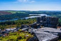 View from Sharpitor to Burrator Reservoir in Dartmoor National Park