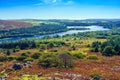 View from Sharpitor to Burrator Reservoir in Dartmoor National Park