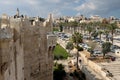 View from the Shechem Damascus gate to Jerusalem