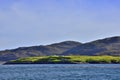 Summer Grazing Islet by Remote Outer Hebridean Island of Scotland Royalty Free Stock Photo