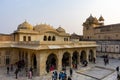 View of the Sheesh Mahal in the Amer Fort