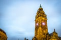 View of Sheffield City Council and Sheffield town hall in autumn Royalty Free Stock Photo