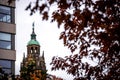 View of Sheffield City Council and Sheffield town hall in autumn Royalty Free Stock Photo