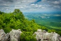 View of the Shenandoah Valley and Blue Ridge Mountains from the Royalty Free Stock Photo