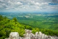 View of the Shenandoah Valley and Blue Ridge Mountains from the Royalty Free Stock Photo