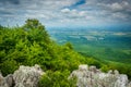 View of the Shenandoah Valley and Blue Ridge Mountains from the Royalty Free Stock Photo