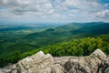 View of the Shenandoah Valley and Blue Ridge Mountains from the Royalty Free Stock Photo