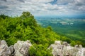 View of the Shenandoah Valley and Blue Ridge Mountains from the Royalty Free Stock Photo