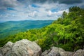 View of the Shenandoah Valley and Blue Ridge Mountains from the Royalty Free Stock Photo