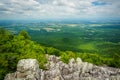 View of the Shenandoah Valley and Blue Ridge Mountains from the Royalty Free Stock Photo