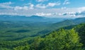 A View Shenandoah Valley and the Blue Ridge Mountains Royalty Free Stock Photo