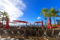 View of the Sheraton Waikiki, Beachfront hotel at Waikiki beach