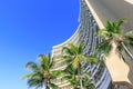 View of the Sheraton Waikiki, Beachfront hotel at Waikiki beach