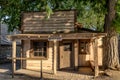 View of Sheriff office in Western town, Paramount Ranch, southern California. Royalty Free Stock Photo