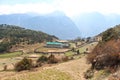 View of Sherpa Culture Museum in Namche Bazaar city in Nepal Royalty Free Stock Photo