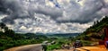 A view from Shillong, India. Royalty Free Stock Photo