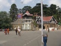 A view of Shimla, the capital city of Himachal Pradesh, India