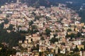 View of Shimla town in northern India.