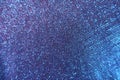 View of purplish blue lurex fabric from above Royalty Free Stock Photo