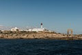 The view from the ship on the coast of Mahdia. Royalty Free Stock Photo