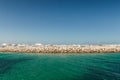 The view from the ship on the coast of Mahdia. Royalty Free Stock Photo