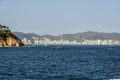 View from the ship to the bay of Acapulco in Mexico