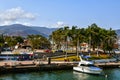 View from the ship to the bay of Acapulco in Mexico Royalty Free Stock Photo