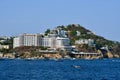 View from the ship to the bay of Acapulco in Mexico